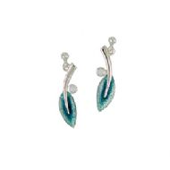 SHEILA FLEET ROWAN EARRINGS - SAGE
